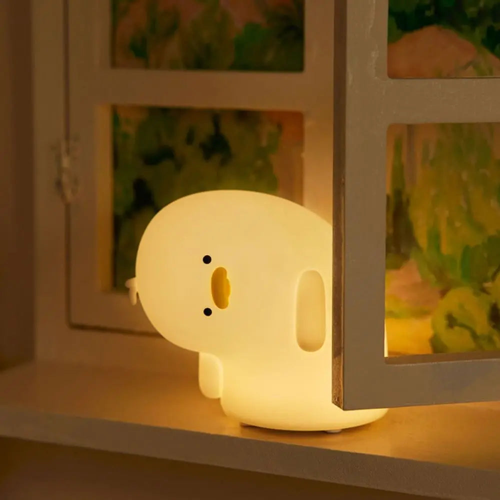 Lámpara nocturna de patito | Luz cálida o multicolor