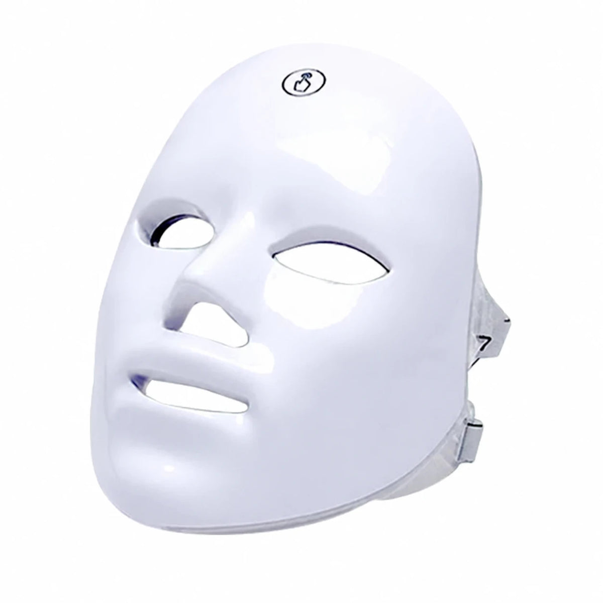 Máscara facial LED blanca de 7 colores