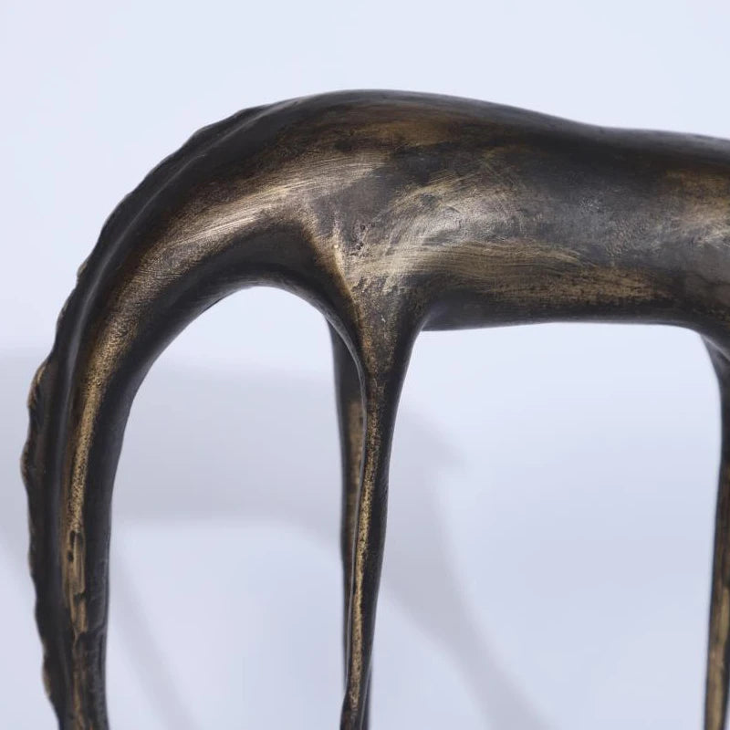 Escultura decorativa de caballo de estilo abstracto · vista 3