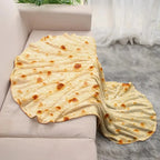 Cobija redonda con estampado de tortilla · vista 3