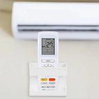 Organizador de pared para controles y celular