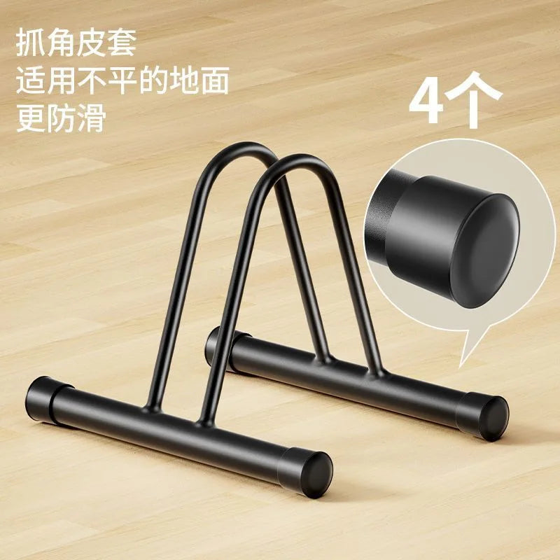 Indoor Bicycle Parking Stand Steel Material Road Bike Single Bike Display Rack Mountain Bike Storage Holder for All Genders