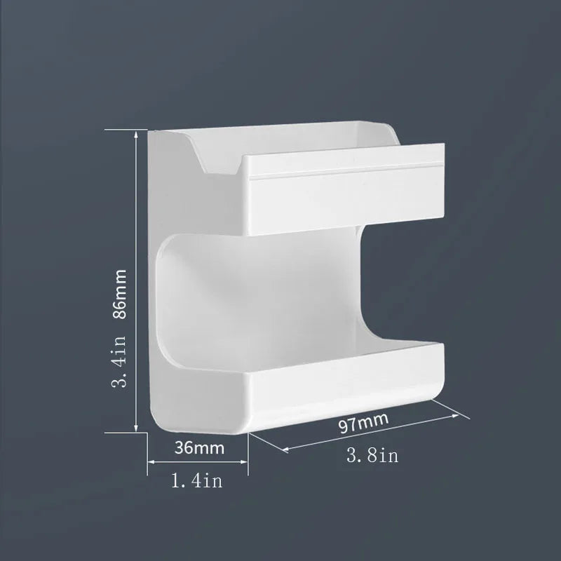 Organizador de pared para controles y celular