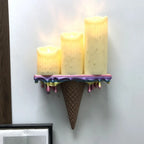 Repisa de pared tipo helado derretido