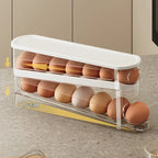 Organizador de huevos de 2 niveles para refrigerador