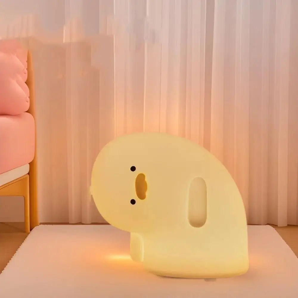 Lámpara nocturna de patito | Luz cálida o multicolor