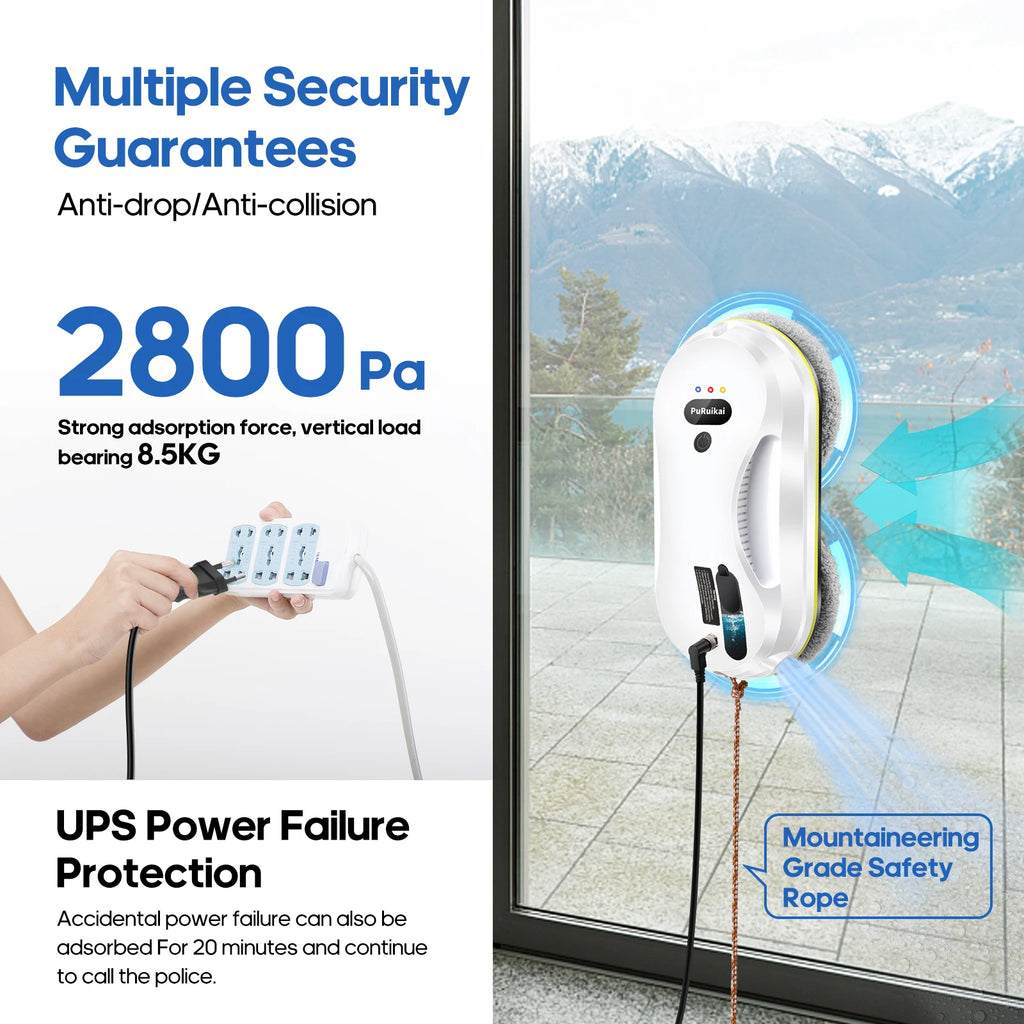 Robot limpiavidrios con control remoto PRK-309