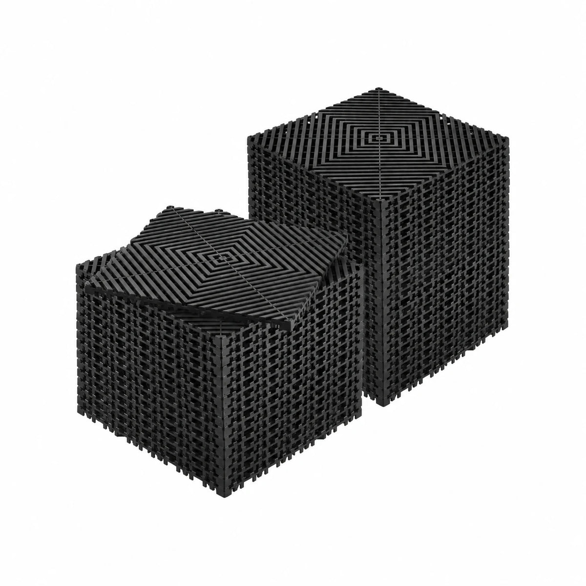 Piso modular con drenaje de 30.5 × 30.5 cm