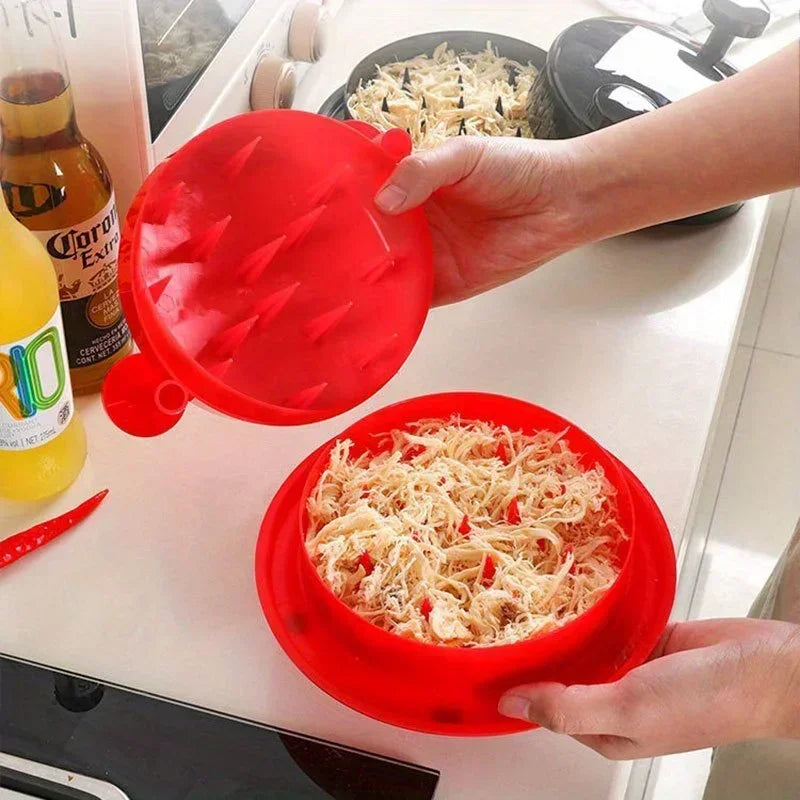 Deshebrador manual de pollo y carne