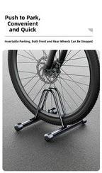 Indoor Bicycle Parking Stand Steel Material Road Bike Single Bike Display Rack Mountain Bike Storage Holder for All Genders