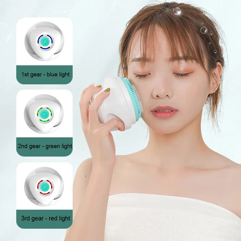 Cepillo corporal eléctrico 5 en 1 con mango largo