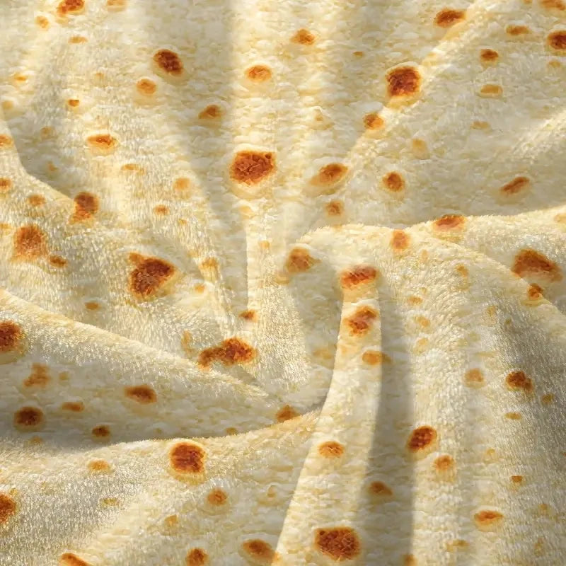Cobija redonda con estampado de tortilla · vista 5