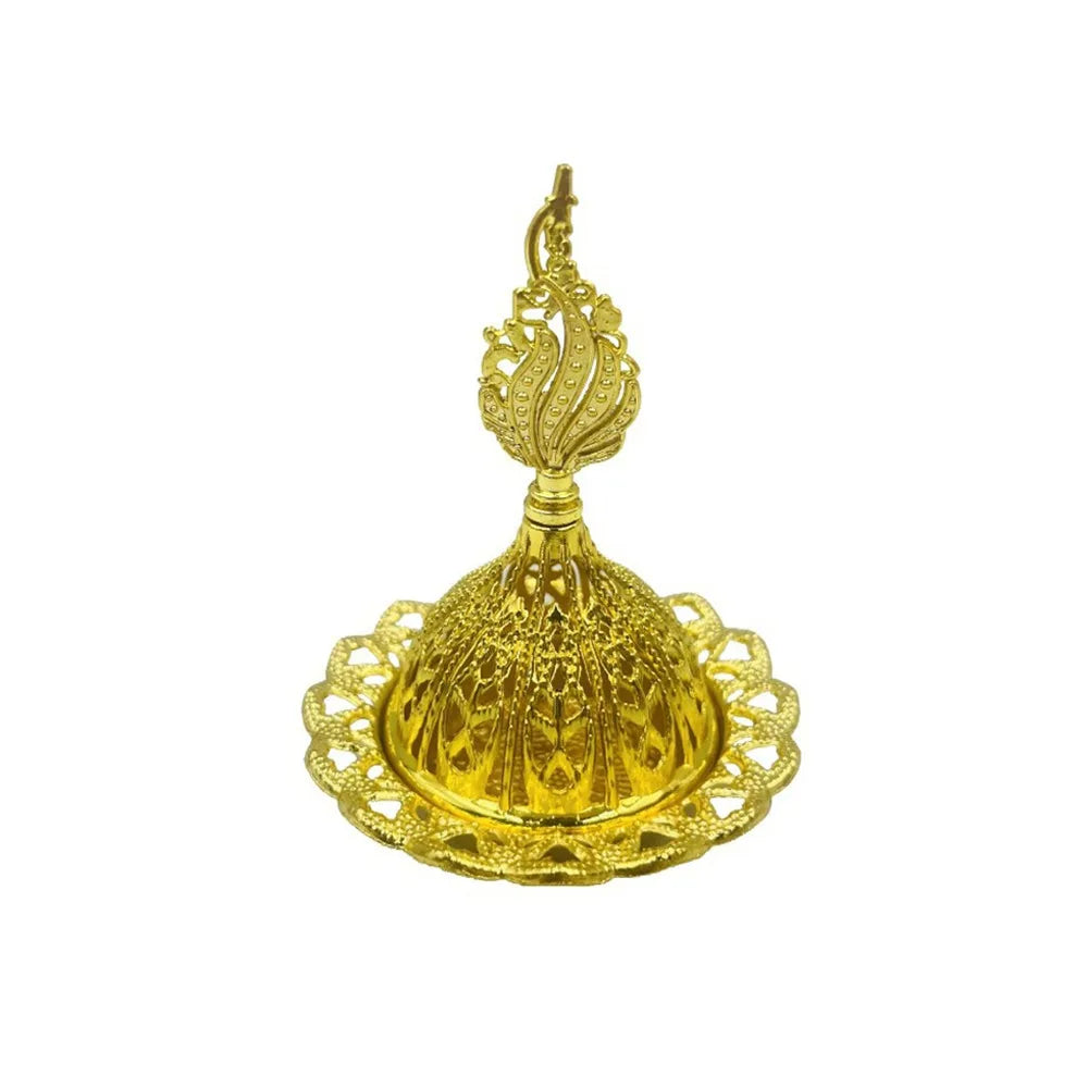 Incensario decorativo dorado