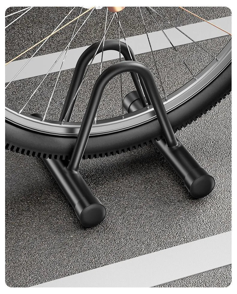Indoor Bicycle Parking Stand Steel Material Road Bike Single Bike Display Rack Mountain Bike Storage Holder for All Genders