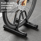 Indoor Bicycle Parking Stand Steel Material Road Bike Single Bike Display Rack Mountain Bike Storage Holder for All Genders