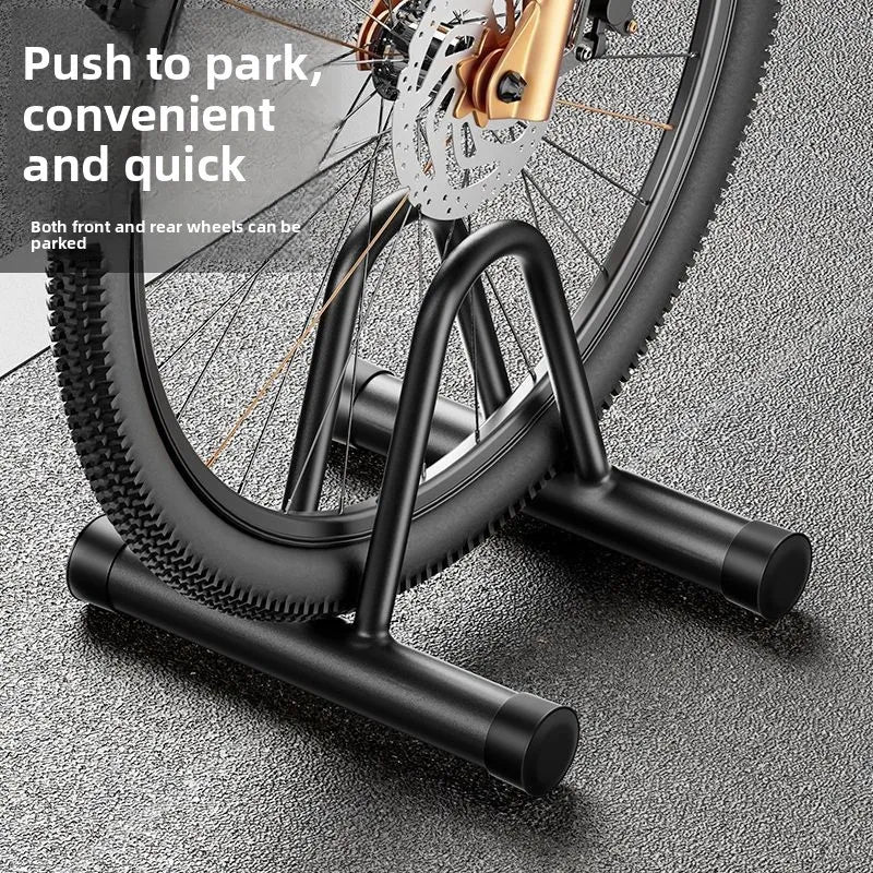 Indoor Bicycle Parking Stand Steel Material Road Bike Single Bike Display Rack Mountain Bike Storage Holder for All Genders