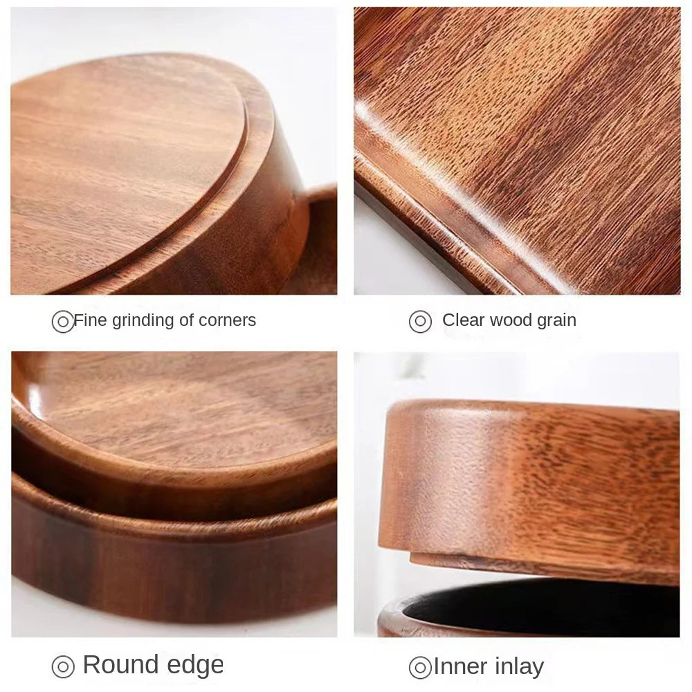 Tazón de madera para ensaladas