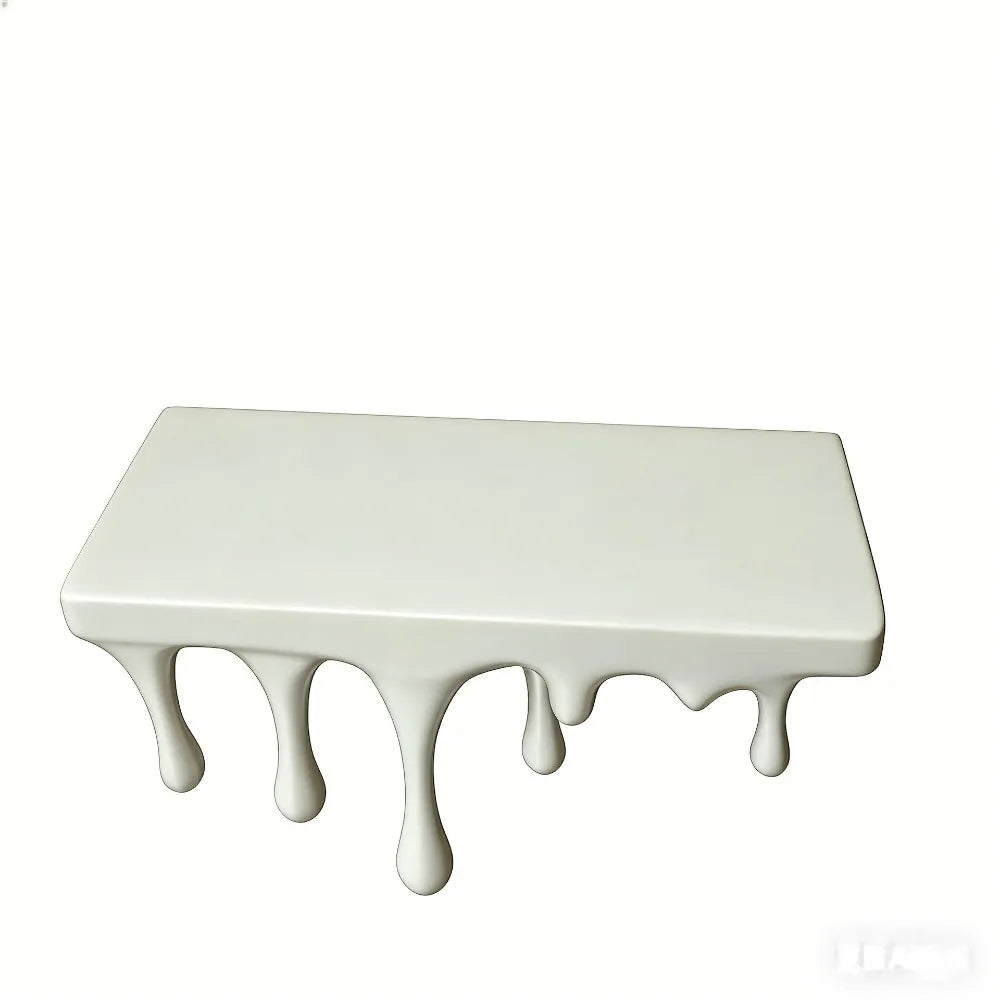 Repisa de pared con efecto derretido