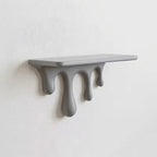 Repisa decorativa de pared con gotas