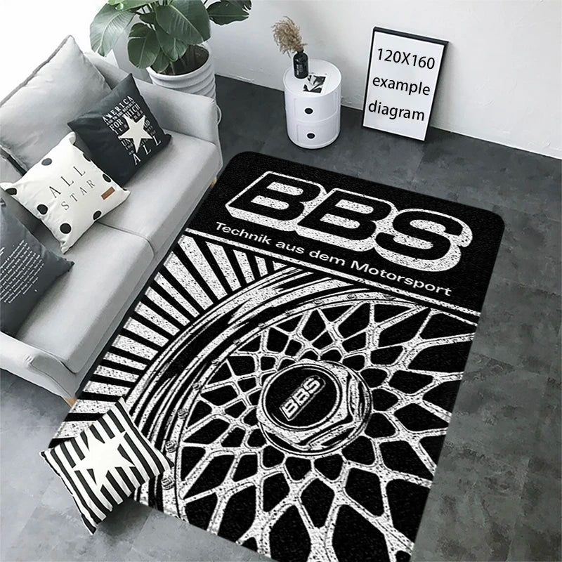 Tapete decorativo con diseño de rin
