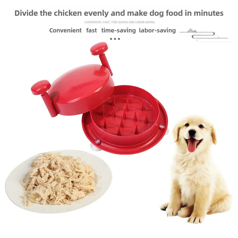 Deshebrador manual de pollo y carne