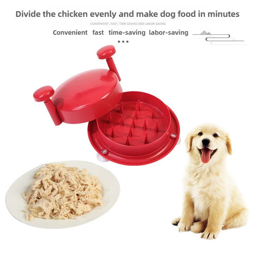 Deshebrador manual de pollo y carne