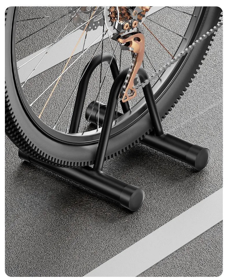 Indoor Bicycle Parking Stand Steel Material Road Bike Single Bike Display Rack Mountain Bike Storage Holder for All Genders