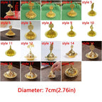 Incensario decorativo dorado