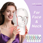 Máscara LED para rostro y cuello | Con o sin caja