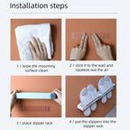 Organizador de pared para sandalias