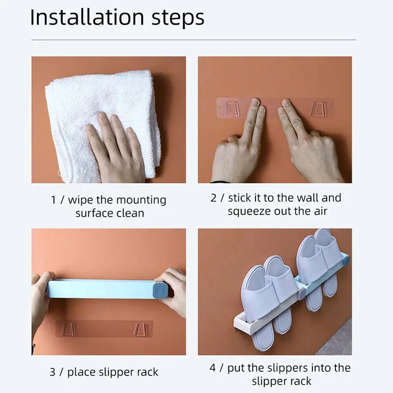 Organizador de pared para sandalias