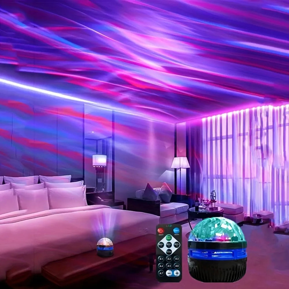 Proyector de luces RGB con control remoto