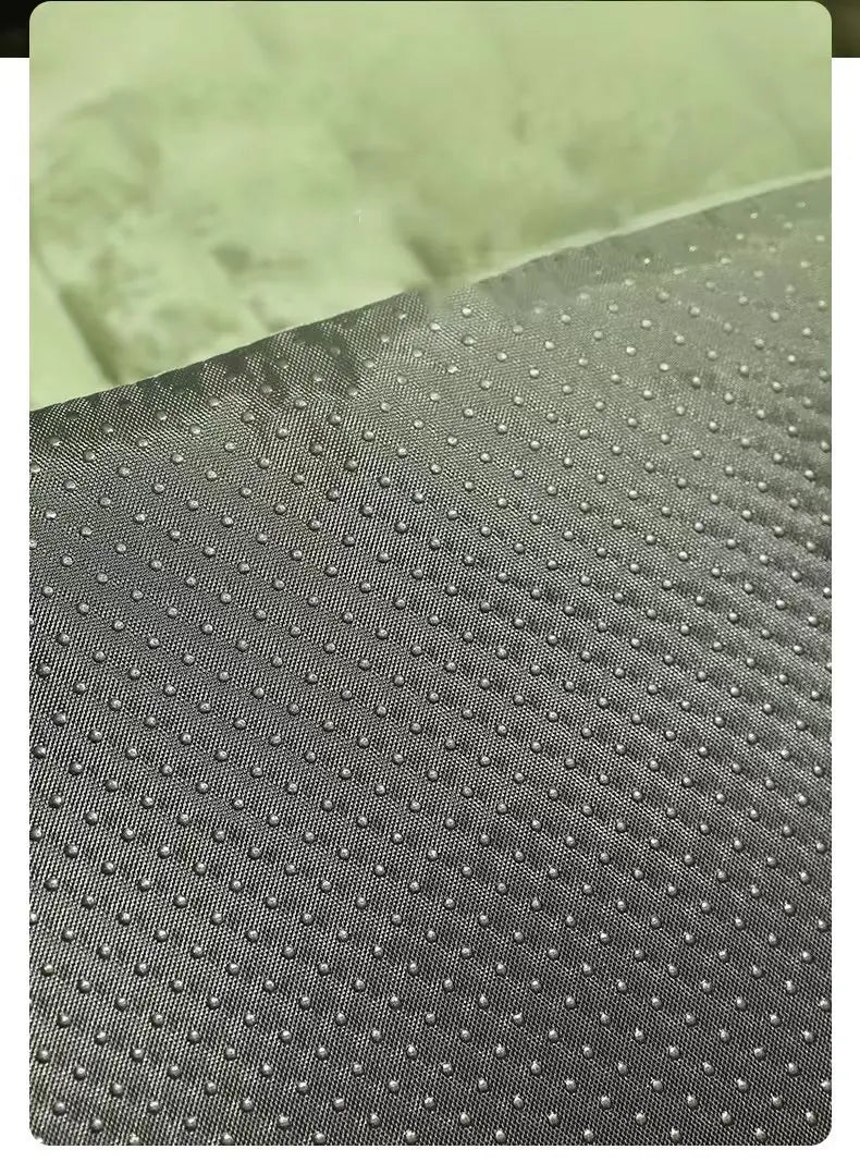 Detalle de la base con puntos antideslizantes de la cama.