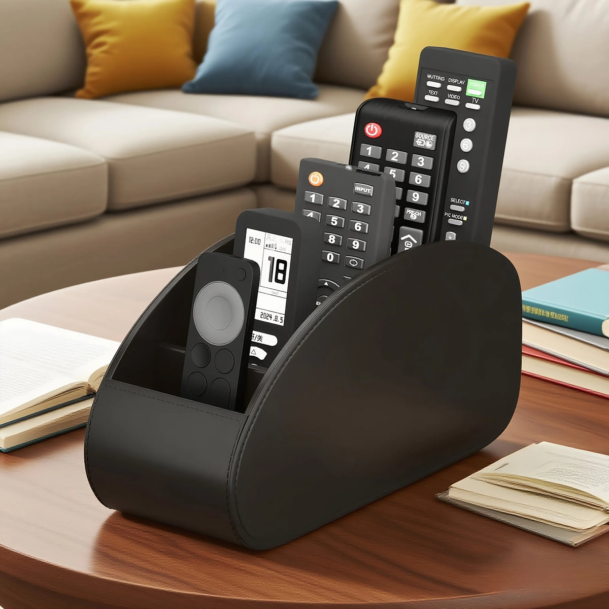 Organizador de controles remotos para mesa