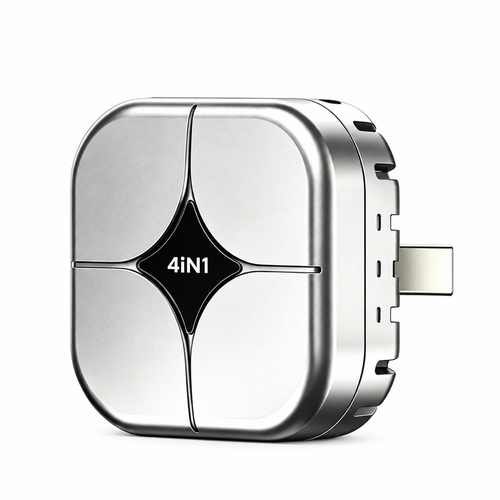 Adaptador inalámbrico 4 en 1 para CarPlay y Android Auto