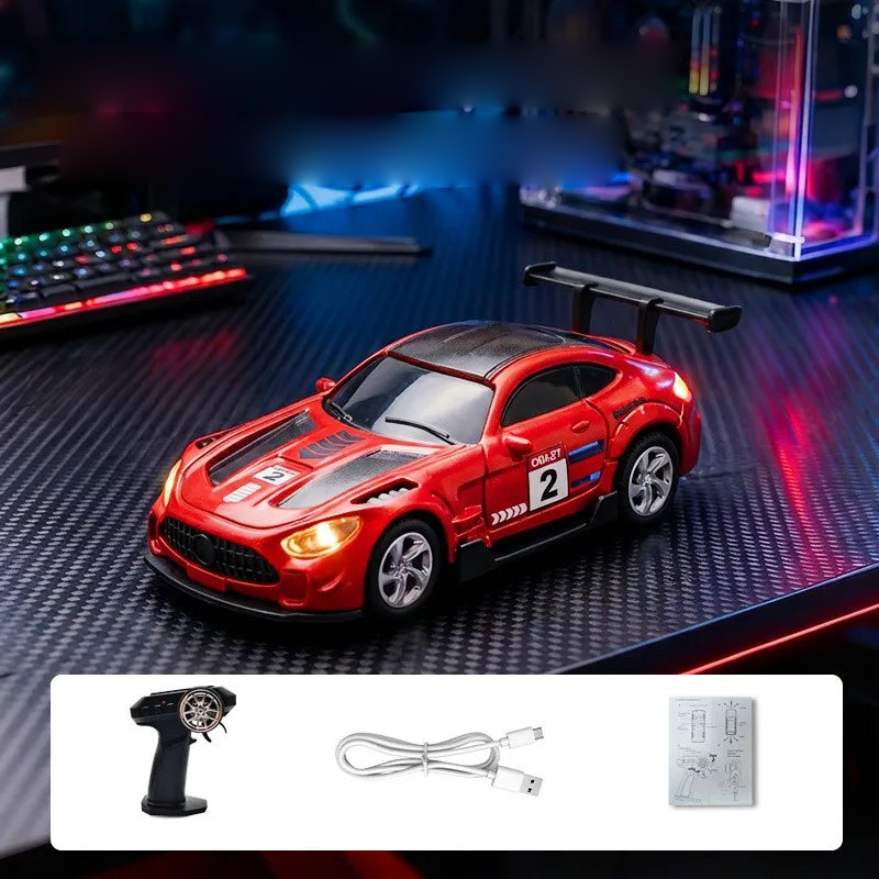 Mini auto de control remoto 1:64 con luces · AMG Rojo · sin caja